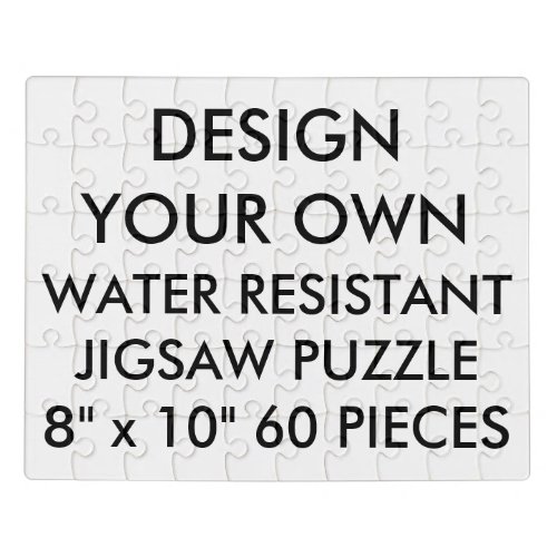 Custom Personalized Water Resistant Jigsaw Puzzle