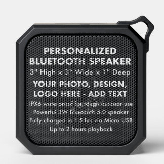 Custom Personalized Waterproof Bluetooth Speaker