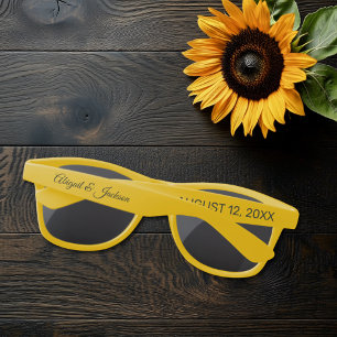 Custom Personalized Wedding Favor Sunglasses