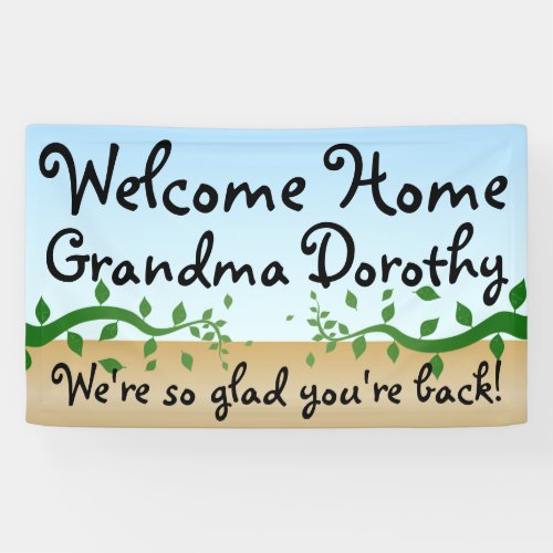 Custom Personalized Welcome Home Sign
