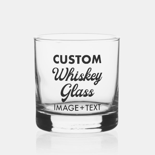 Custom Personalized Whiskey Glass 12oz (Front)
