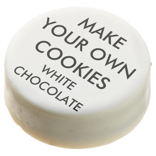 Custom Personalized White Chocolate Oreo® Cookies (Angled)