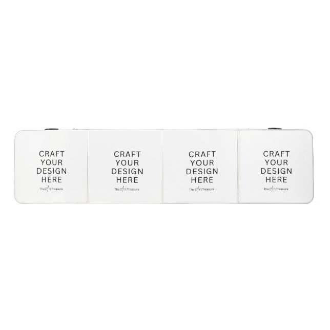 Custom Personalized with Your Design, Logo, Text  Beer Pong Table (Top)