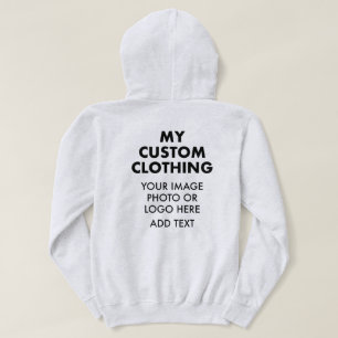 Custom Personalized WOMEN'S LIGHT ASH GREY HOODIE