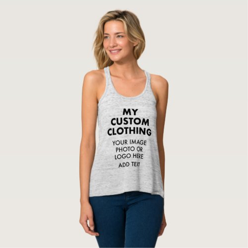 Custom Personalized WOMENS MARBLE RACERBACK TANK