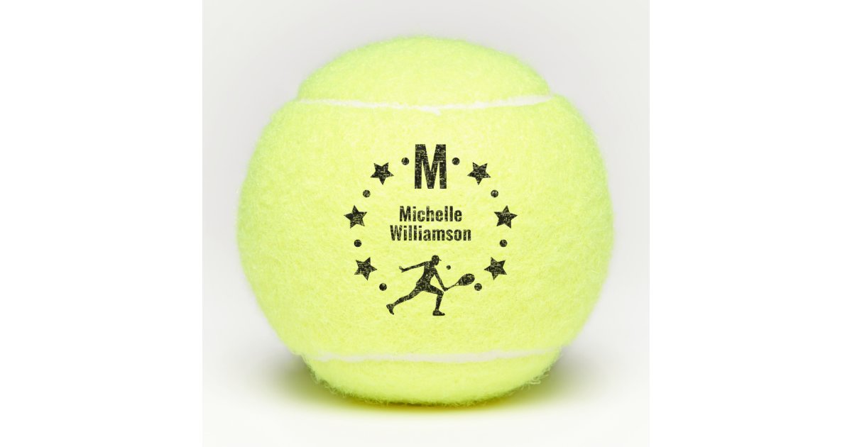 Custom Personalized Womens Tennis Balls