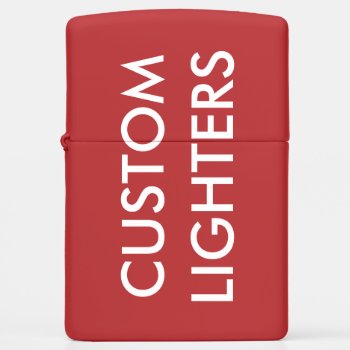 Custom Personalized Zippo Lighter Blank Template by CustomBlankTemplates at Zazzle