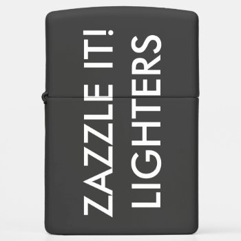 Custom Personalized Zippo Lighter Blank Template by GoOnZazzleIt at Zazzle