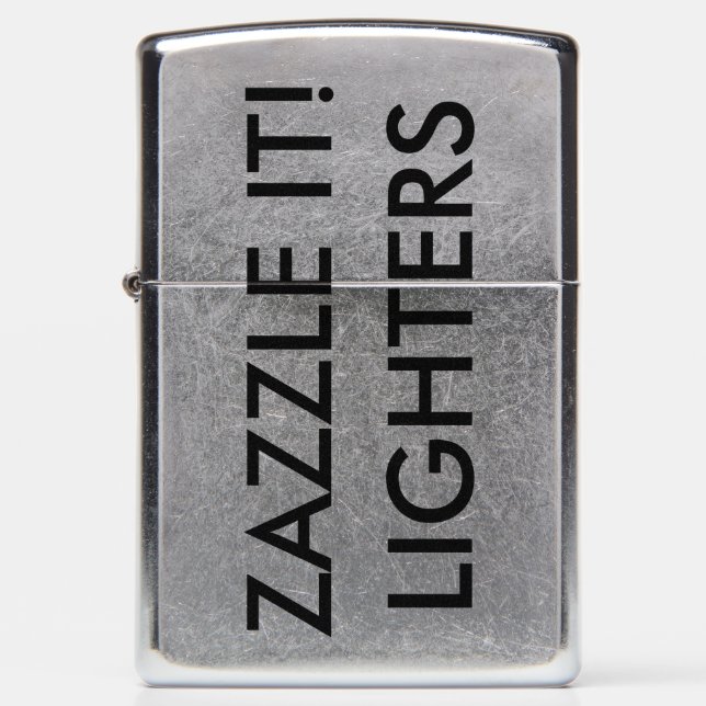 Custom Personalized Zippo Lighter Blank Template (Front)
