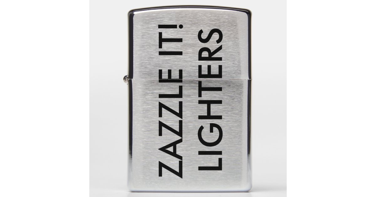 Custom Personalized Zippo Lighter Blank Template Zazzle com