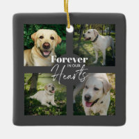 Custom Pet 5 Photo Collage Memorial Keepsake