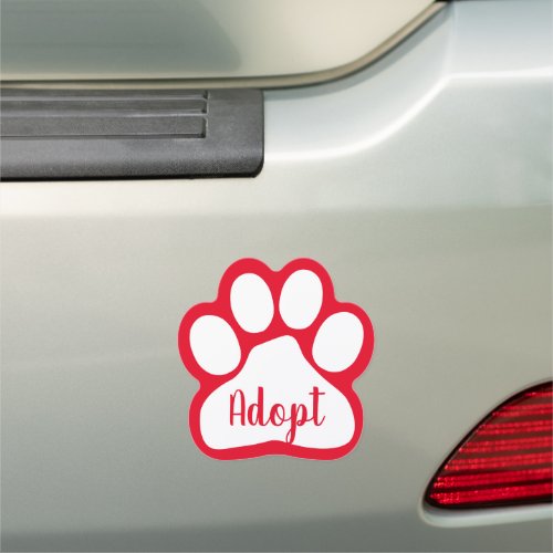 Custom Pet Adoption Car Magnet