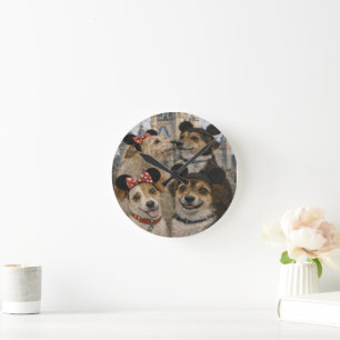 Custom Pet Art Acrylic Wall Clock – 10.75" Modern
