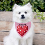 Custom Pet Bandana – Stylish & Personalized Pet Ba Pet Bandana Collar<br><div class="desc">Give your furry friend a stylish touch with this Custom Name Pet Bandana, perfect for both cats and dogs! Made from soft, durable fabric, this bandana features a personalized name to make your pet stand out in style. Whether for special occasions, daily walks, or just a fun fashion statement, this...</div>