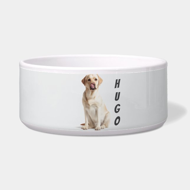 Custom Pet Bowl – Add Your Pet’s Name & Picture (Front)