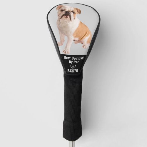 Custom Pet Bulldog Dog Photo Personalised Golf Head Cover