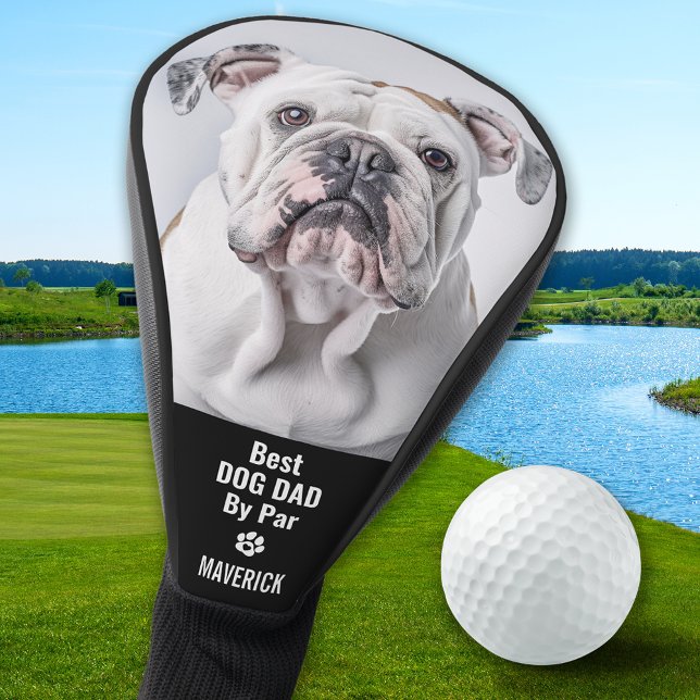 Custom Pet Bulldog Dog Photo Personalized Golf Head Cover (Creator Uploaded)