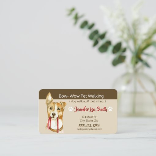 Custom Pet Business Cards Zazzle