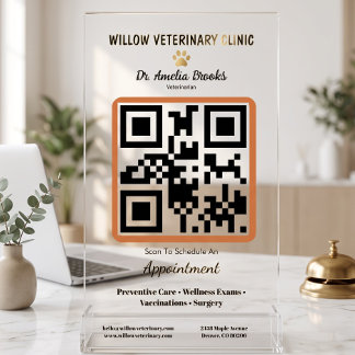 Custom Pet Care Clinic Clear Business Cards