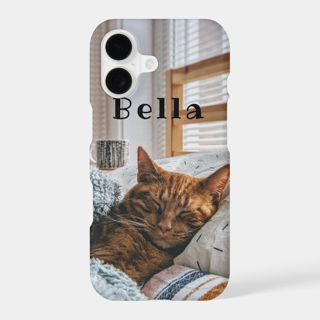 Custom Pet Cat Iphone Case (Back)