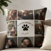 Custom Pet Collage In Loving Memory Cat Memorial