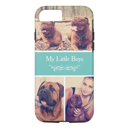 Custom Pet Dog Instagram Photo Collage Iphone 8/7 Case