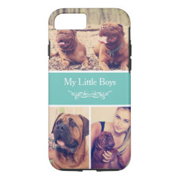 Custom Pet Dog Instagram Photo Collage iPhone 8/7 Case