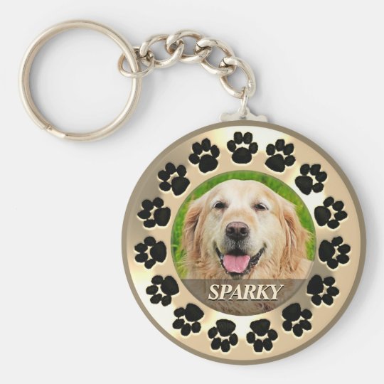Custom Pet Dog Keychain | Zazzle.com