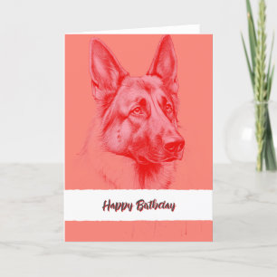 Custom pet (dog) photo and message card