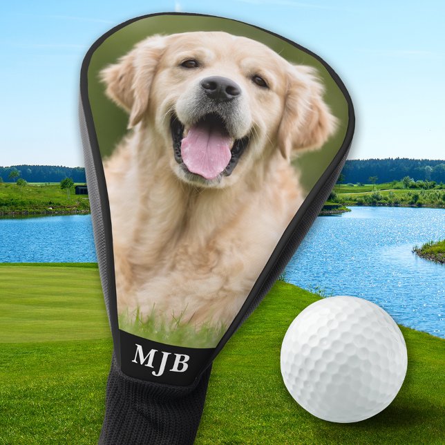 Custom Pet Dog Photo Golden Retriever Personalized Golf Head Cover (Creator Uploaded)