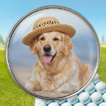 Custom Pet Dog Photo Modern Personalized Golf Ball Marker<br><div class="desc">Surprise your favorite Golfer and Golf Lover with these super cute photo custom golf balls and matching golf accessories. Customize these golf ball markers with your favorite pet photo, kids photo or dog photo, perfect for the golf dad or golf mom for fathers day, mothers day, christmas and birthdays! COPYRIGHT...</div>