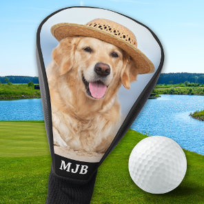 Custom Pet Dog Photo Modern Personalized Golf Head Cover