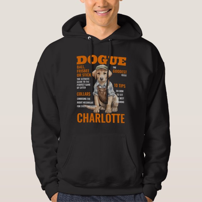 Custom Pet Dog Photo Personalized Cute Hoodie (Front)