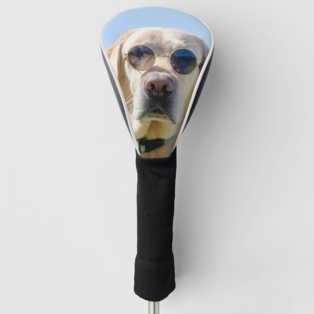 Custom Pet Dog Photo Personalized Golf Head Cover (Front)