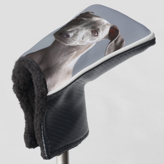 Custom Pet Dog Photo Personalized Putt Golf Head Cover (3/4 Front)