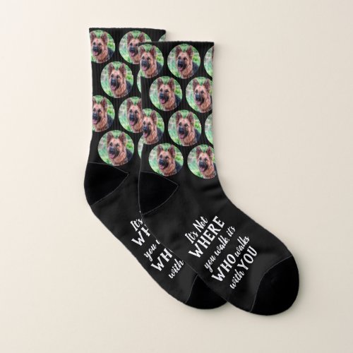 Custom Pet Dog Photo Socks