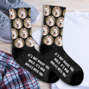 Custom Pet Dog Photo Socks