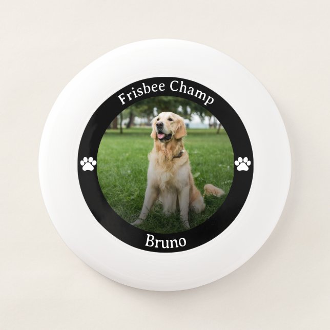 Custom Pet Dog Photo Wham-O Frisbee (Front)