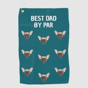 Custom Pet Face Dog Dad Cat Dad Personalized Golf Towel