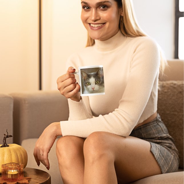 Custom Pet Family Photo Personalized Coffee Mug (Creator Uploaded)