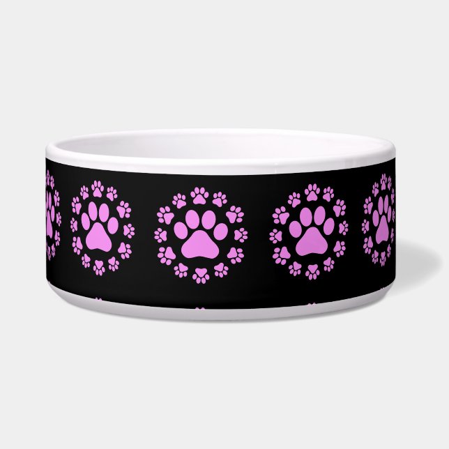 Custom Pet Food Bowl, Personalized Dog Cat Food Bowl (Front)