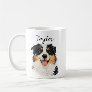 Custom Pet from Photo & Name – Personalized Dog Coffee Mug