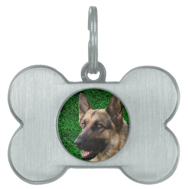 Custom "Pet ID Tags" | Personalized Dog Photo Pet  Tag (Front)