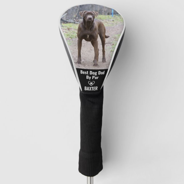 Custom Pet Labrador Dog Photo Personalized Golf Head Cover (Front)