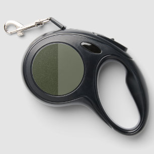 Custom Pet Leash in Moss Green Split Design