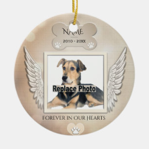 Custom Pet Memorial Ceramic Ornament