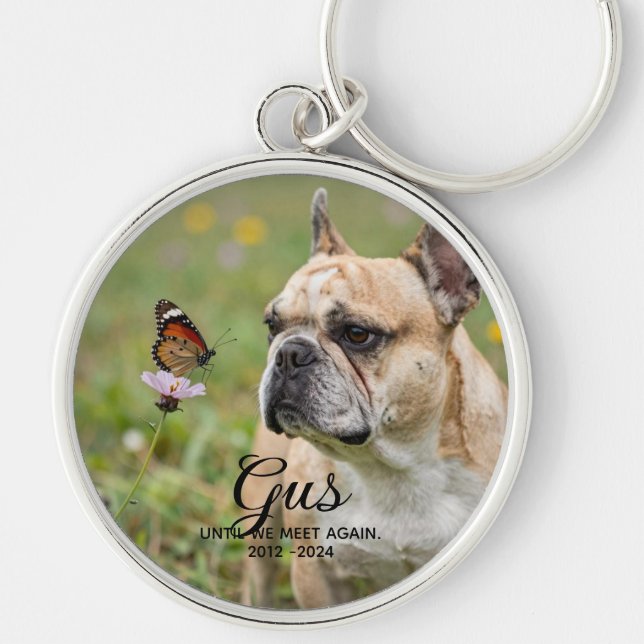 Custom Pet Memorial Keychain (Front)