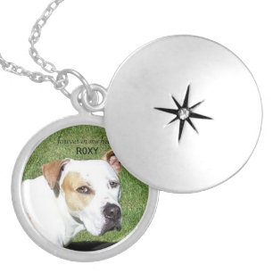 Custom pet memorial locket
