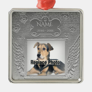 Custom Pet Memorial Metal Ornament