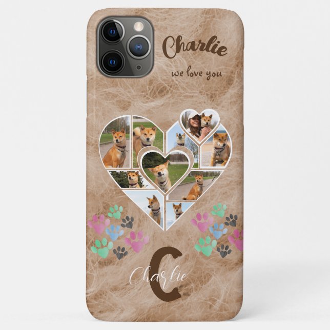 Custom Pet Memorial Personalized Photo and Quote Case-Mate iPhone Case (Back)